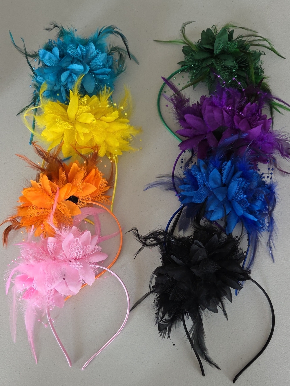 8 Pcs Fascinator Tea Party Hats for Women